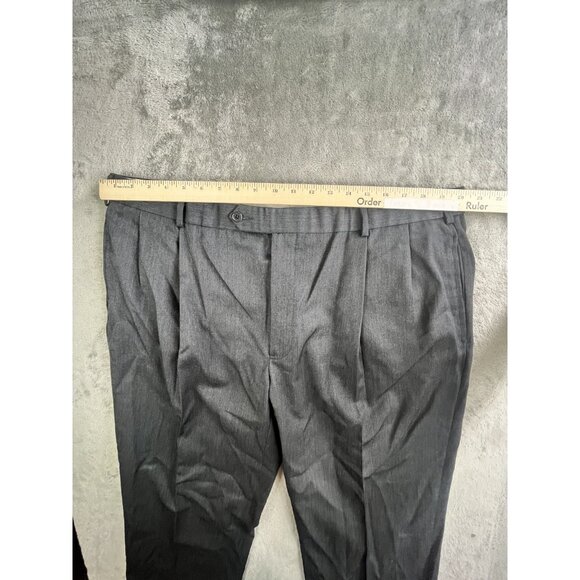 Brooks Brothers 346 Pants Mens 40x28 Wool Dress Pleated Front Classic Fit Office - Picture 4 of 16